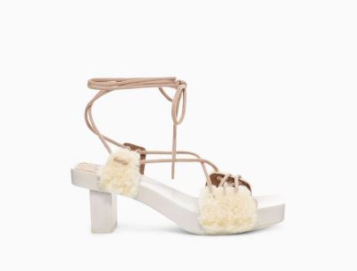 UGG Eckhaus Latta Pilar Sandal Womens Slides Natural/ Beige - AU 361VJ
